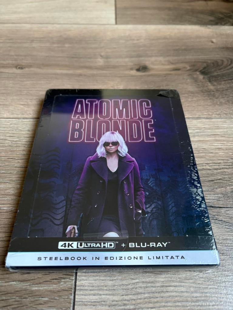 Atomic Blonde 4K/Blu ray Steelbook *Nieuw in plastic*, Ophalen of Verzenden, Zo goed als nieuw, Actie