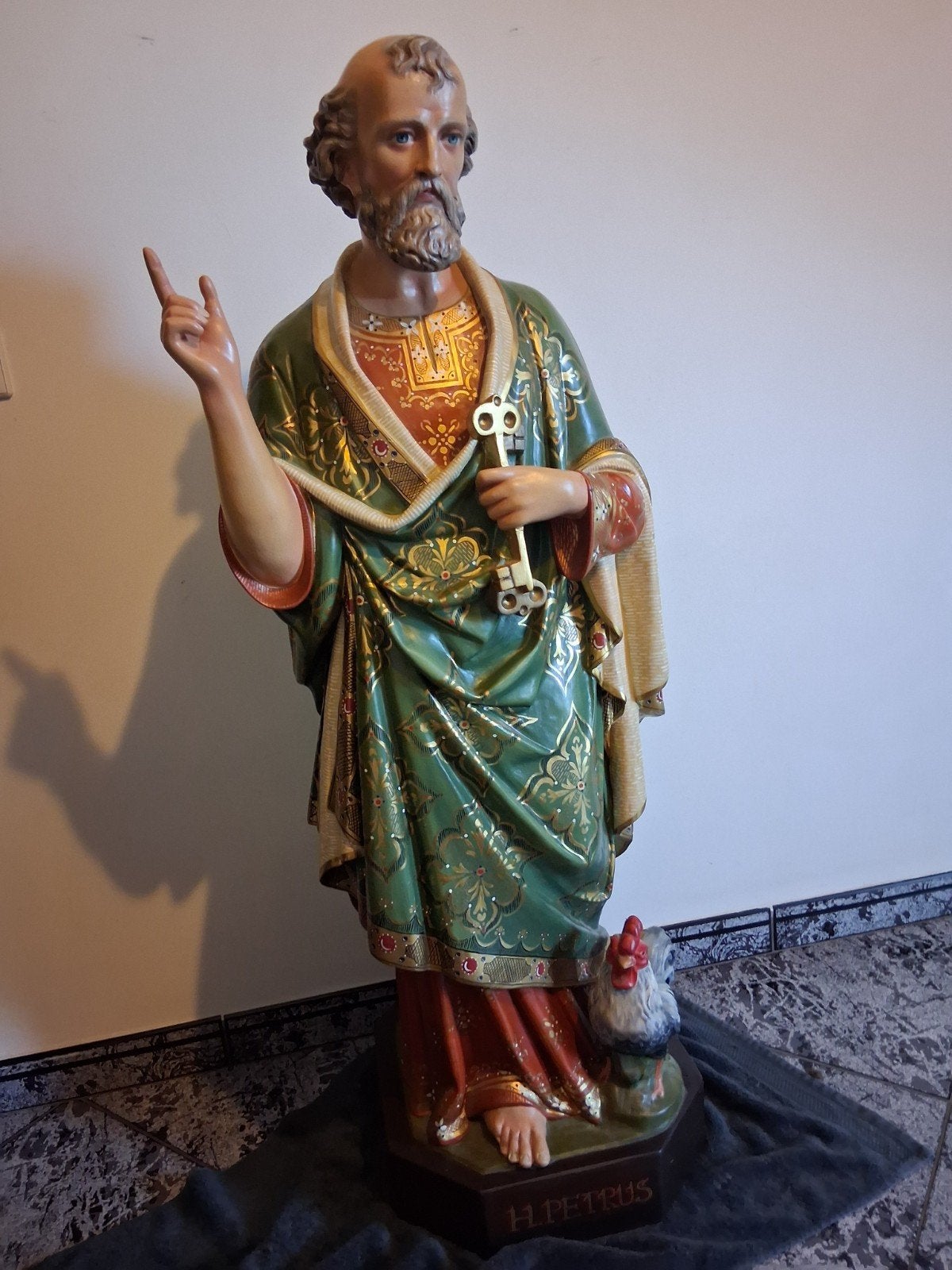 kerkbeeld van petrus., Ophalen