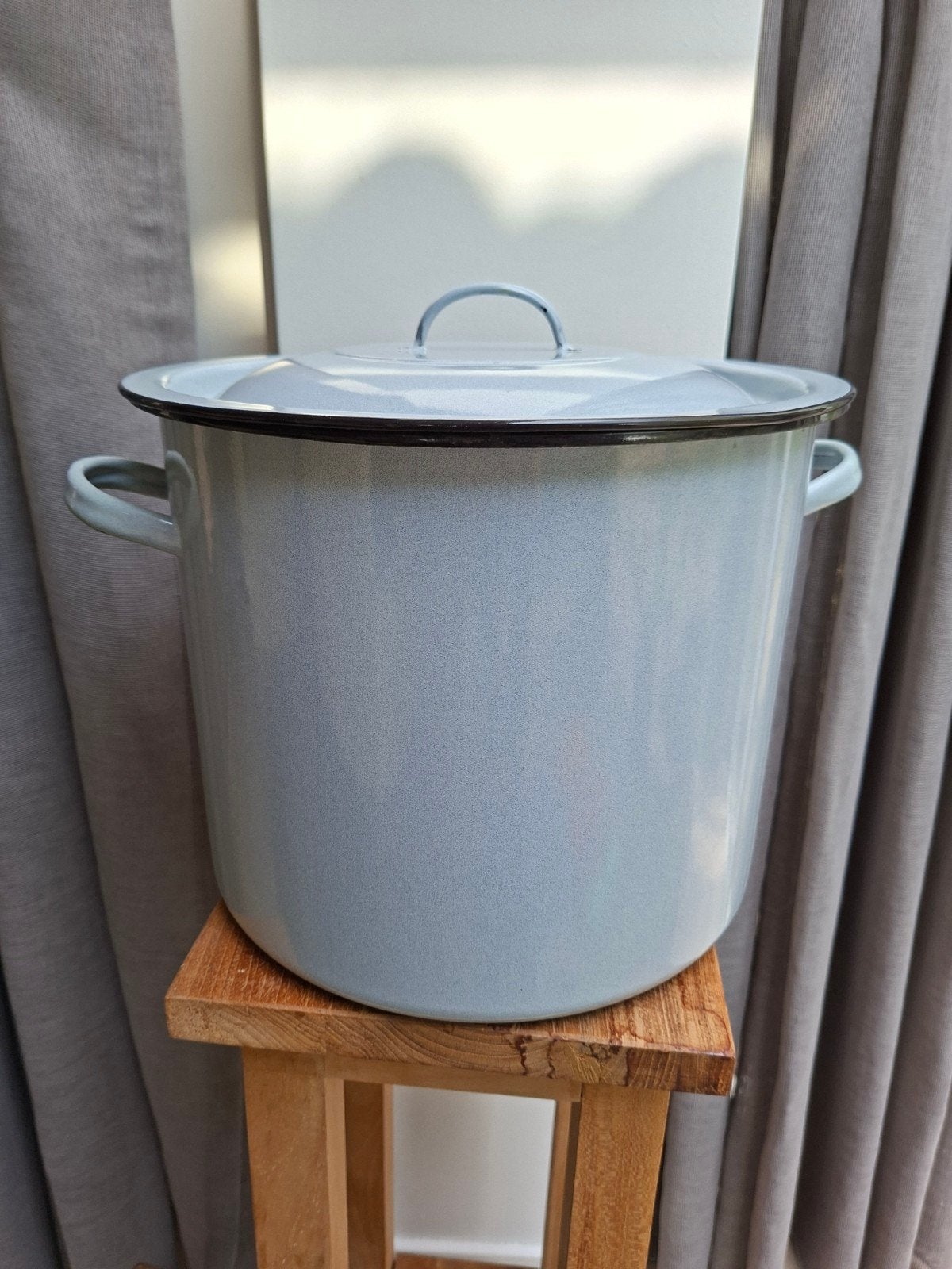 Grote emaille pan ca.15 liter., Ophalen, Gebruikt, Emaille
