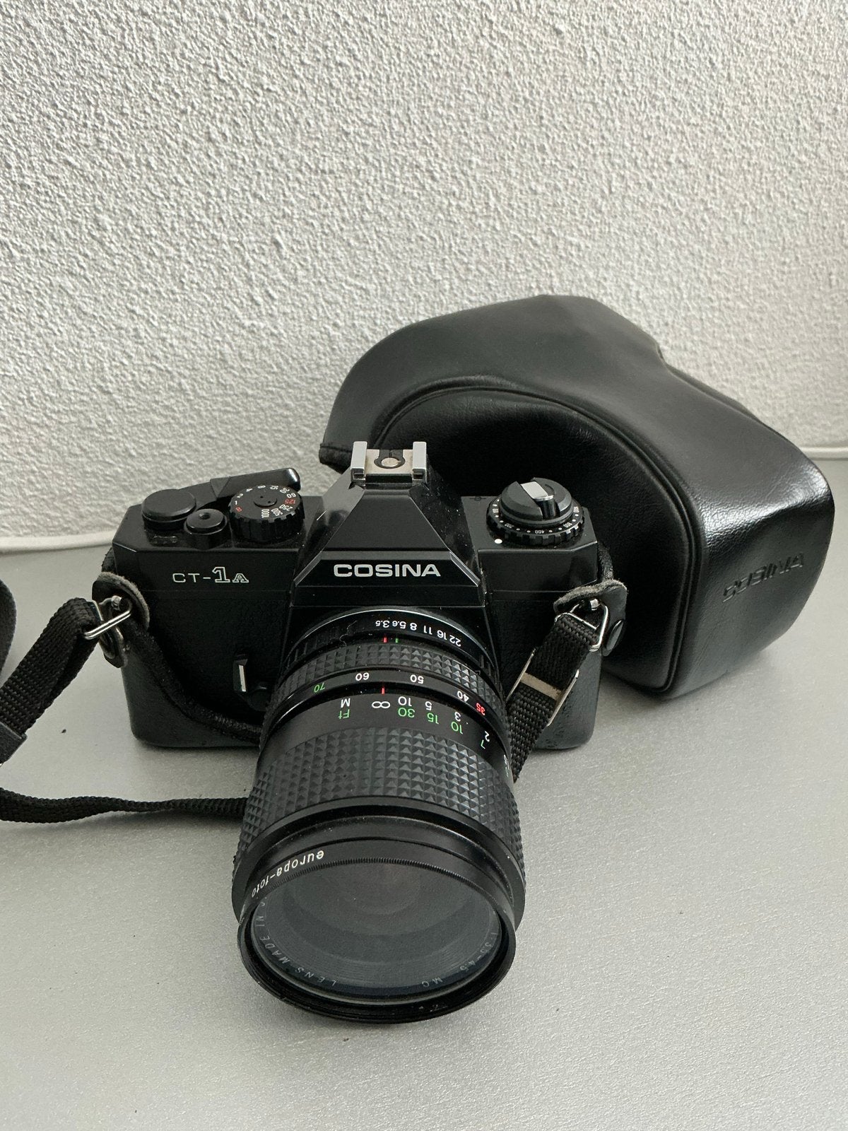 Cosina CT-1A Spiegelreflexcamera met lens en tas, Ophalen of Verzenden, Gebruikt, Spiegelreflex, Overige Merken