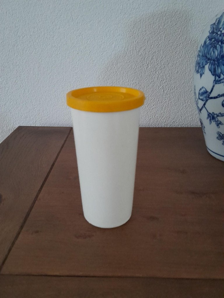 tupperware drinkbeker schoolbeker beker met deksel, Huis en Inrichting, Keuken | Tupperware, Ophalen of Verzenden, Gebruikt, Beker of Kan