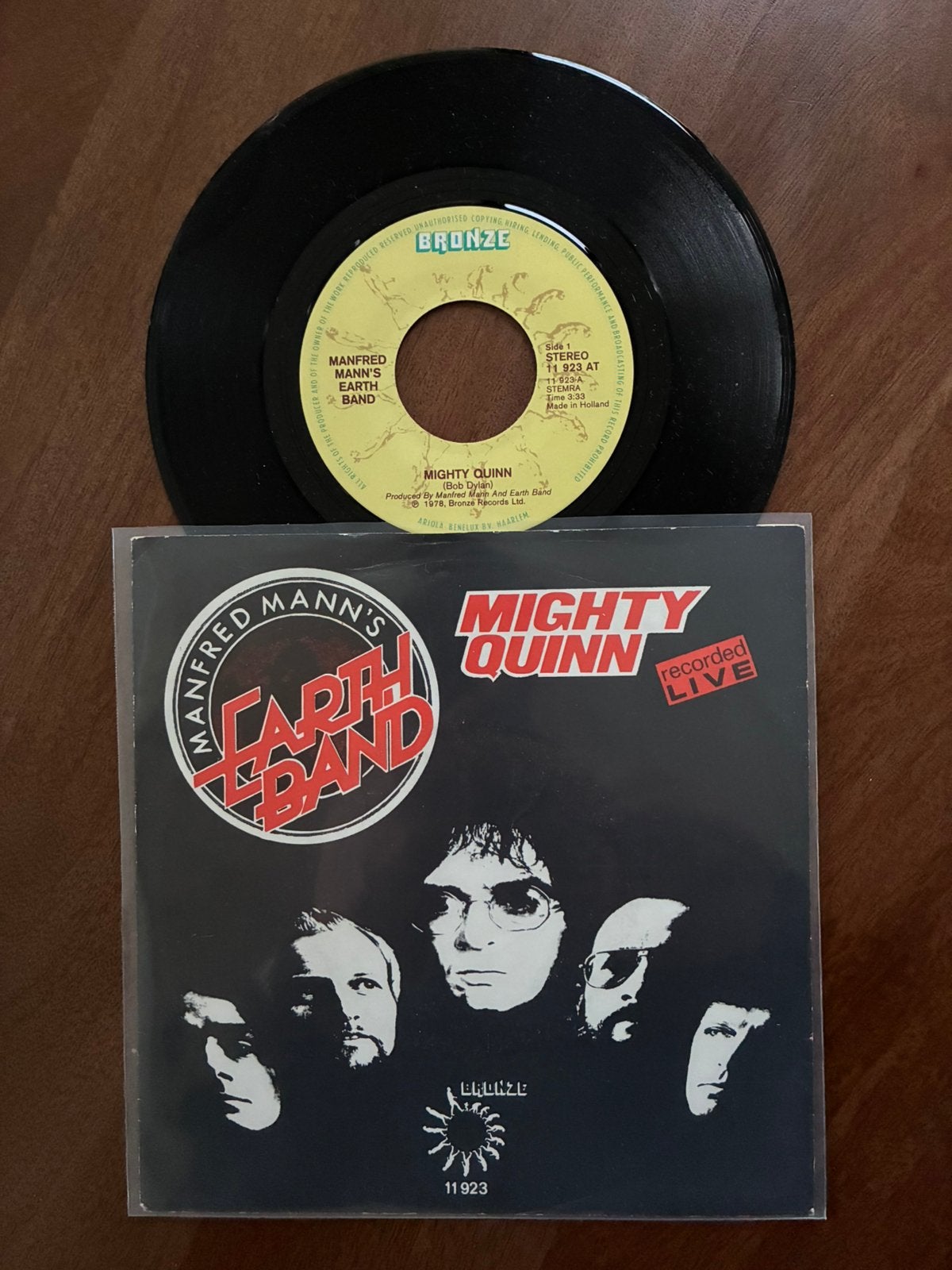 Manfred Mann’s Earth Band - Mighty Quinn, Cd's en Dvd's, Vinyl Singles, Ophalen of Verzenden