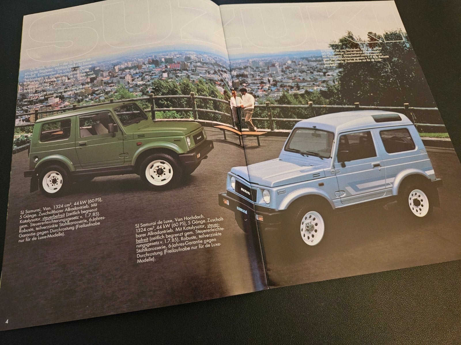 Brochure Suzuki SJ Samurai, Ophalen of Verzenden, Zo goed als nieuw, Overige merken