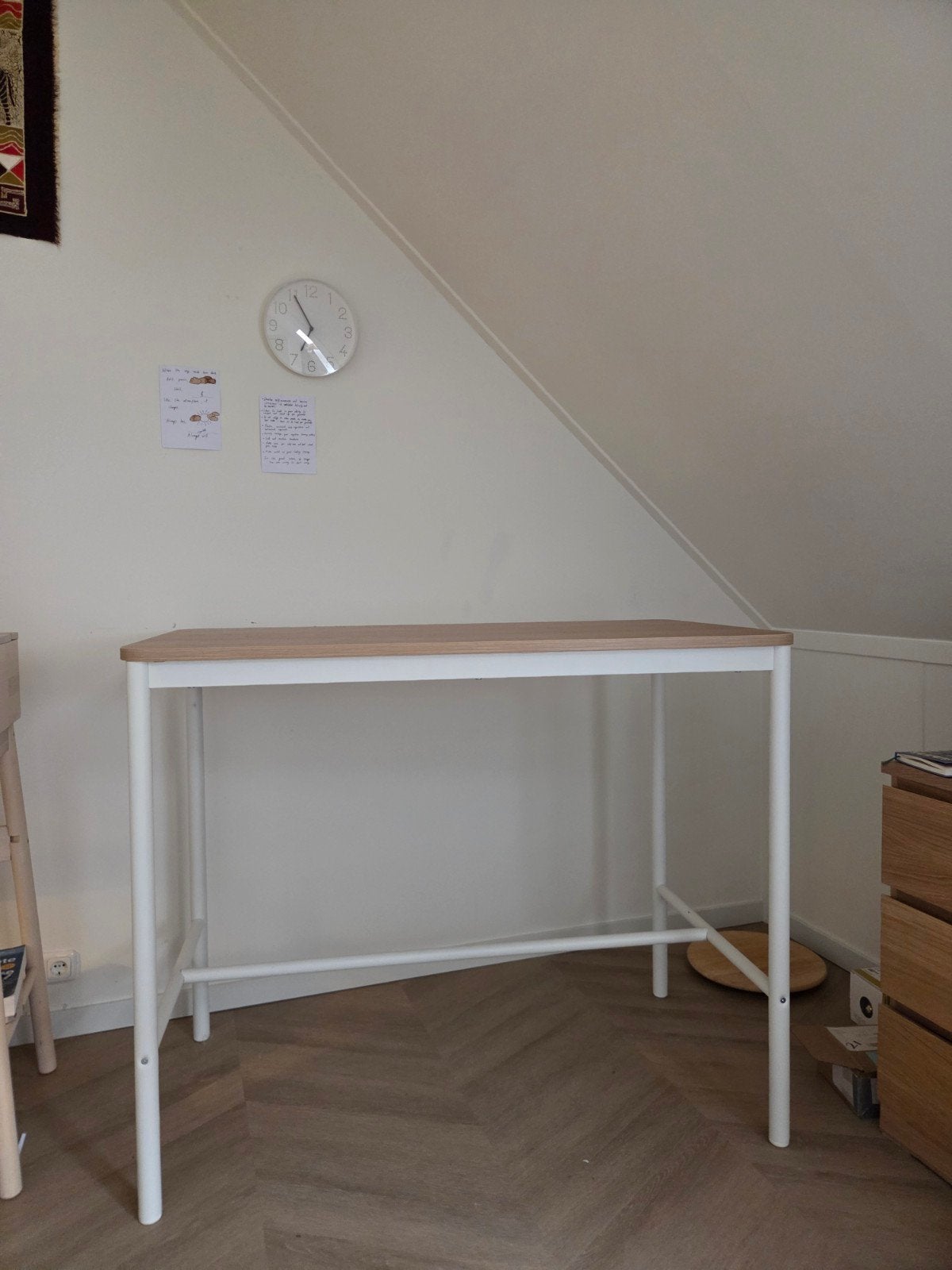 IKEA Tommaryd tafel wit, 100 tot 150 cm, 50 tot 100 cm, Zo goed als nieuw, Vier personen