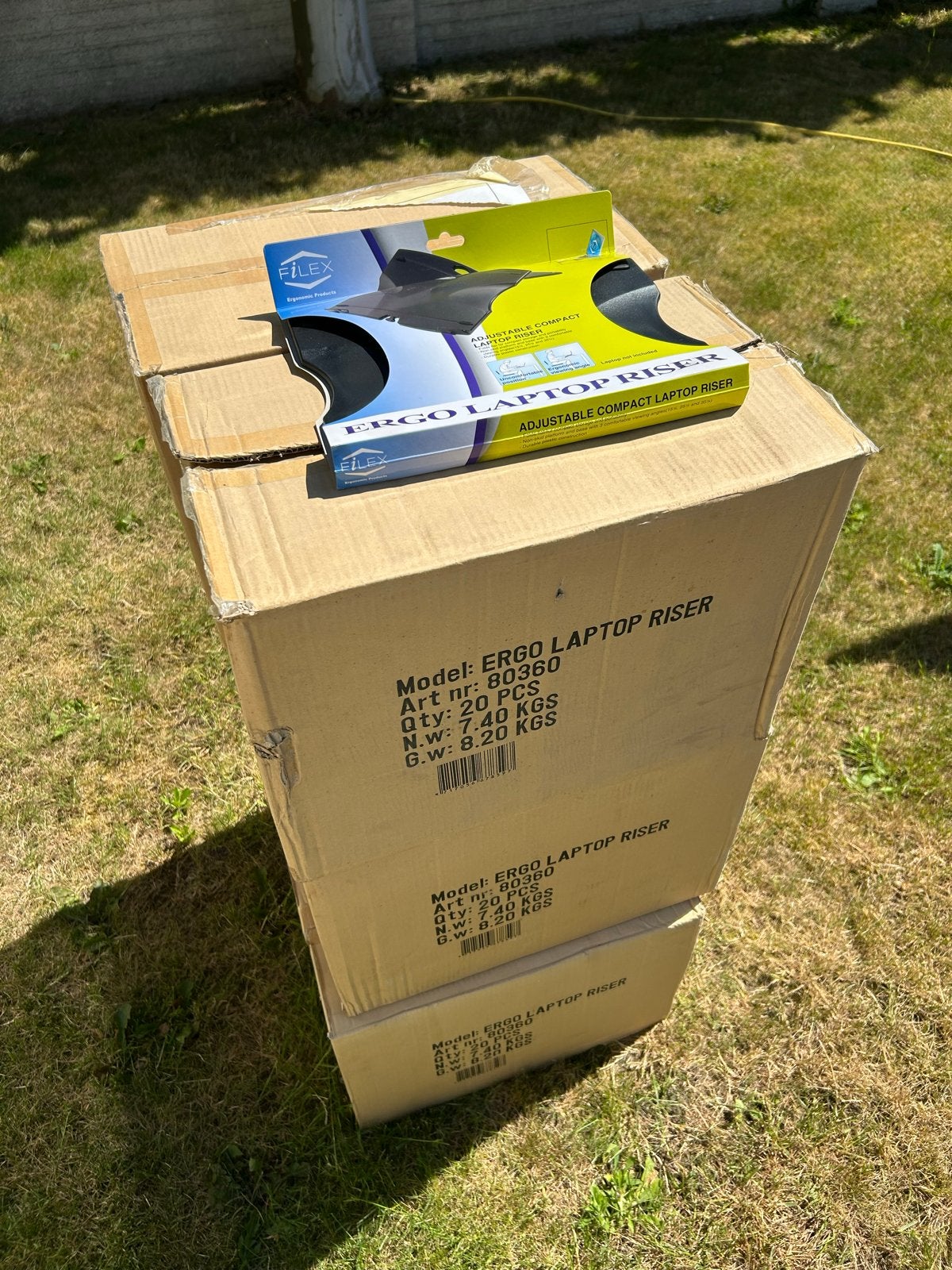 Partij Filex Ergonomische Laptop Verhogers - Nieuw, Computers en Software, Ophalen, Nieuw, In hoogte verstelbaar