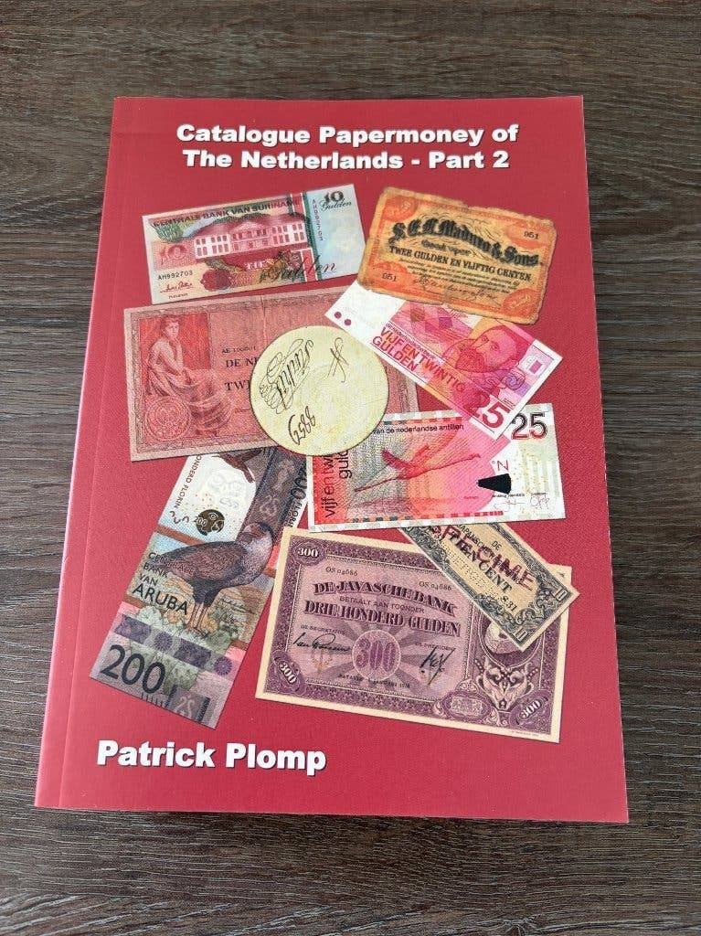 Plomp: catalogus papiergeld Nederland en voormalige koloniën, Postzegels en Munten, Ophalen of Verzenden