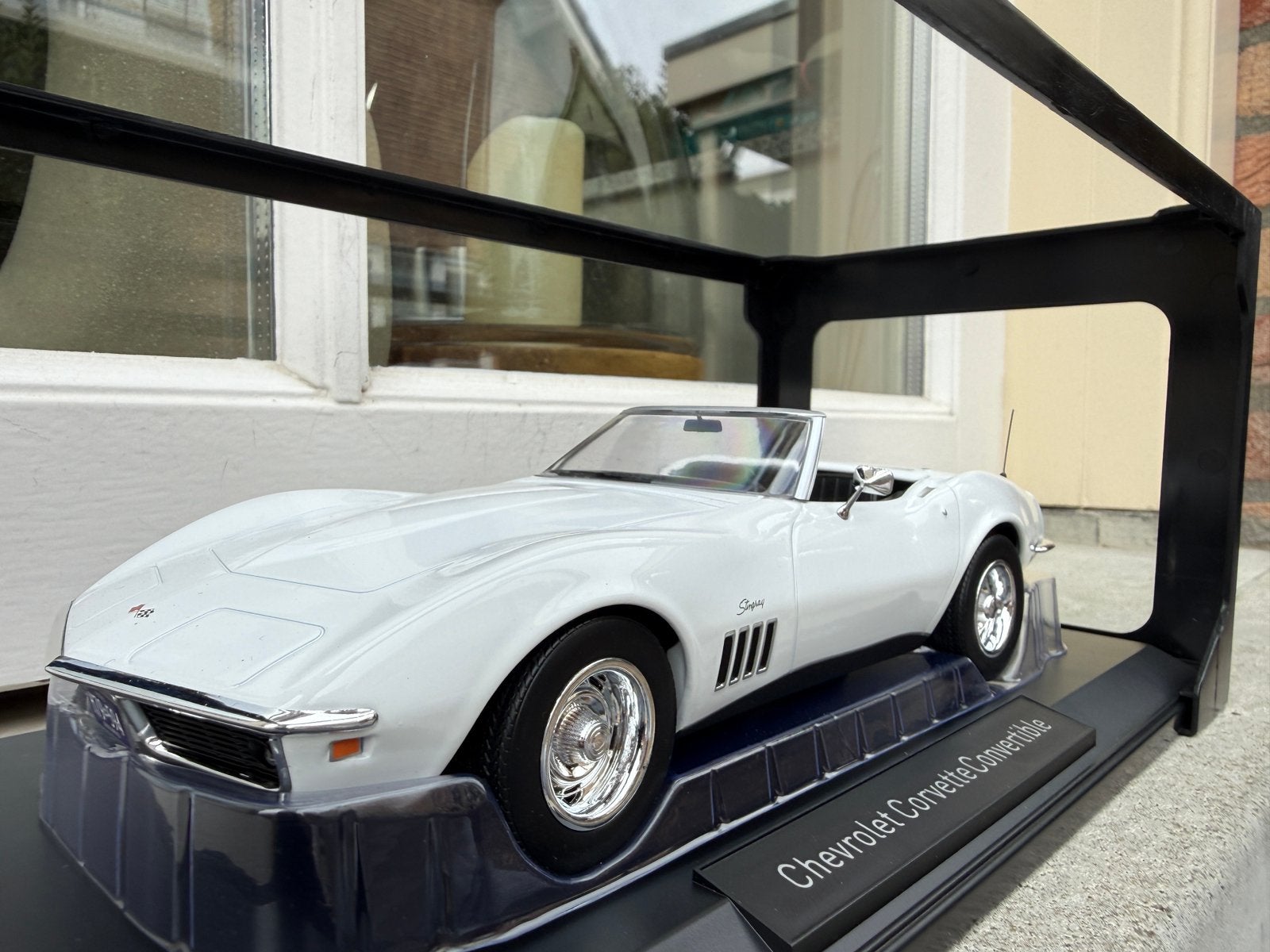 1:18 Chevrolet Corvette C3 Cabrio Can Am white 1969 Norev, Auto, Norev, 70-72 Av. de Bohlen, Vaulx-en-Velin, 69120, France, Norev