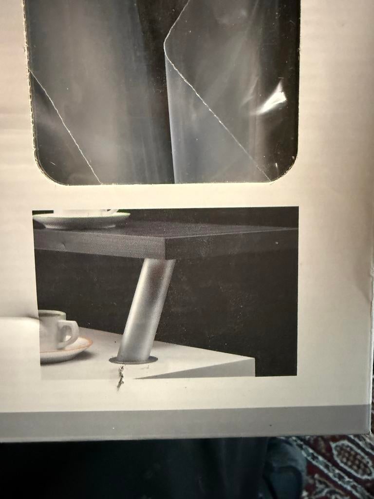 Hettich steunen, set van 7, zilverkleurig, nieuw, Huis en Inrichting, Ophalen of Verzenden, Nieuw, Overige kleuren, Minder dan 100 cm