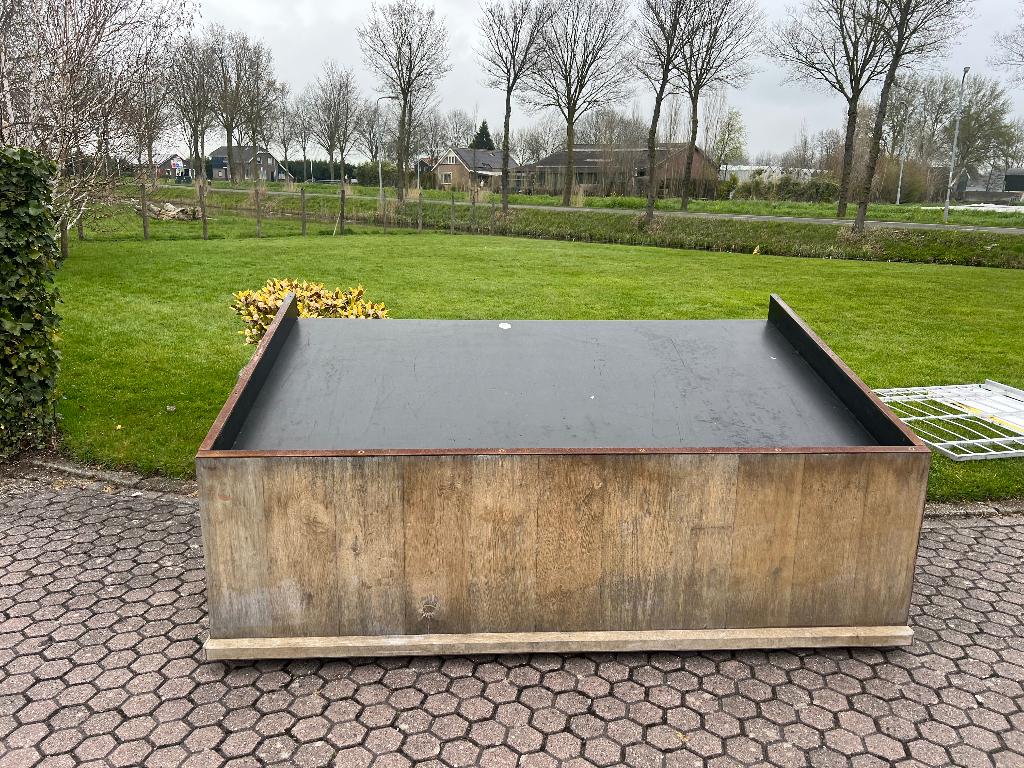 Verkoop tafel, Overige materialen, Gebruikt, 200 cm of meer, Rechthoekig