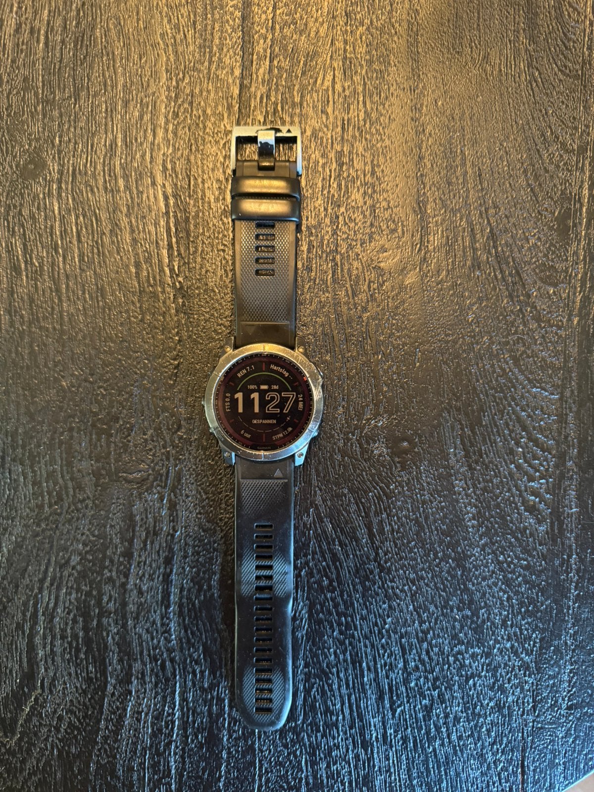 Garmin Fenix 7X Sapphire Solar 51mm, Sieraden, Tassen en Uiterlijk, Sporthorloges, Gebruikt, Zwart, Ophalen of Verzenden, Waterdicht