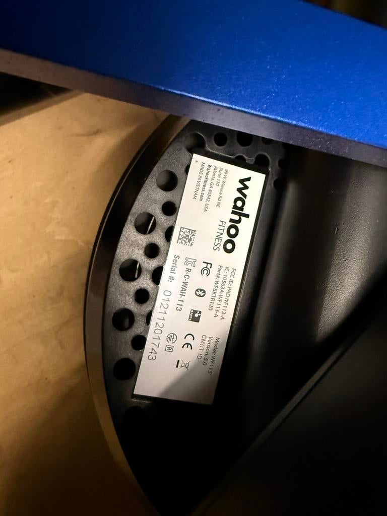 Wahoo kickr smarttrainer v5, Sport en Fitness, Ophalen of Verzenden, Zo goed als nieuw, Hometrainer