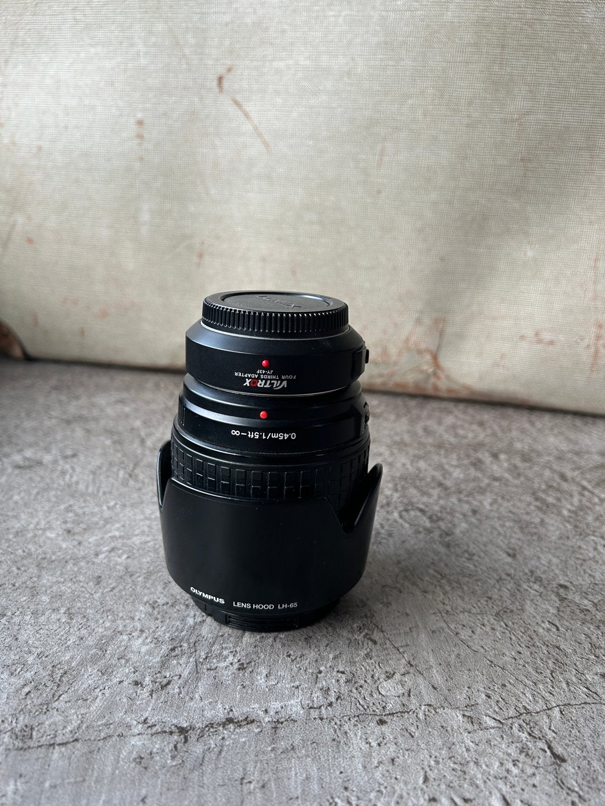 Olympus Zuiko 18-180mm f/3.5-6.3 lens + viltrox adapter, Ophalen, Olympus, Telelens, Lensdoppen