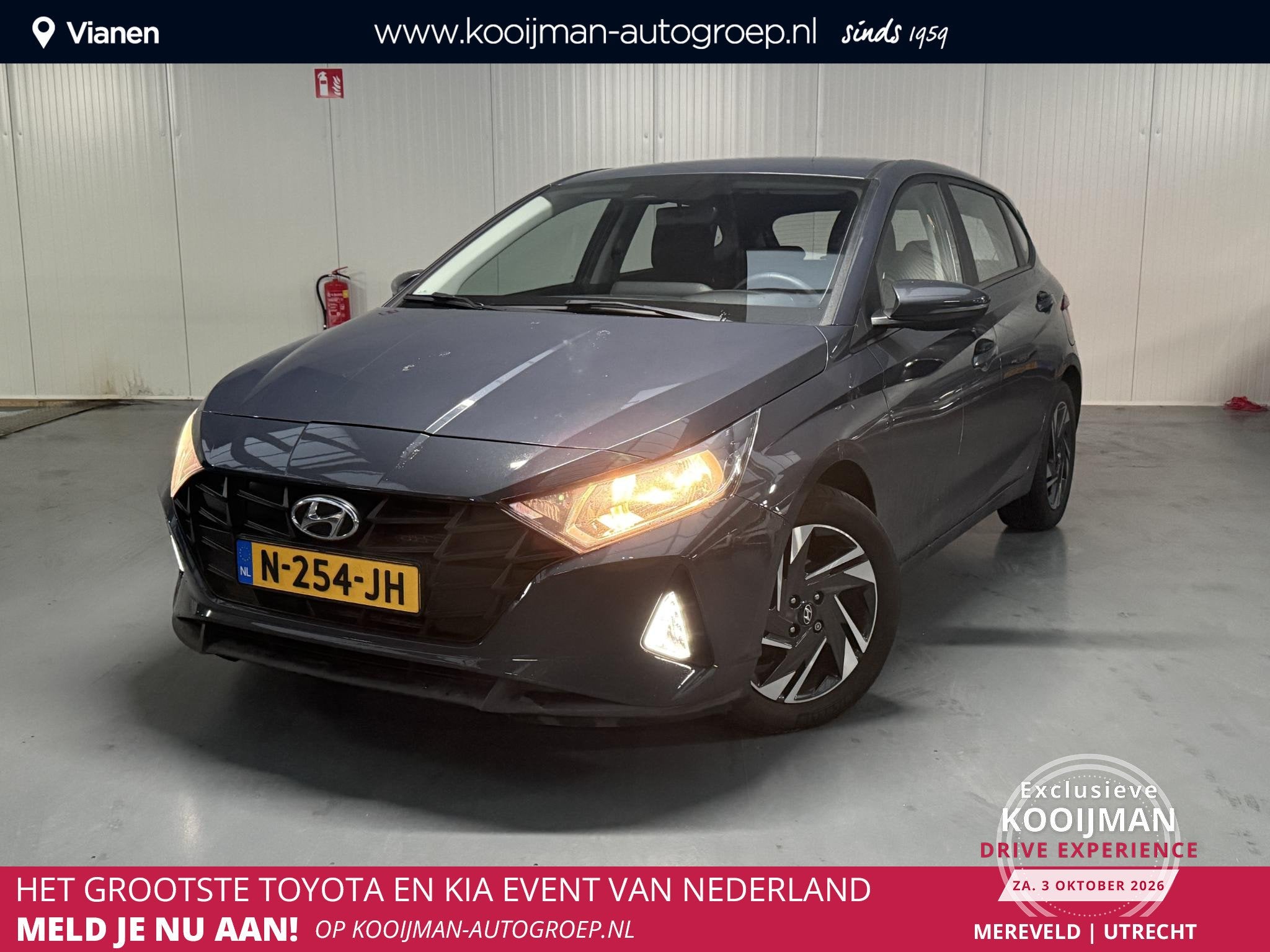 Hyundai i20 1.2 MPI Comfort Stuur en Stoel verwarming, leuke, Euro 6, 4 cilinders, 988 kg, Bedrijf