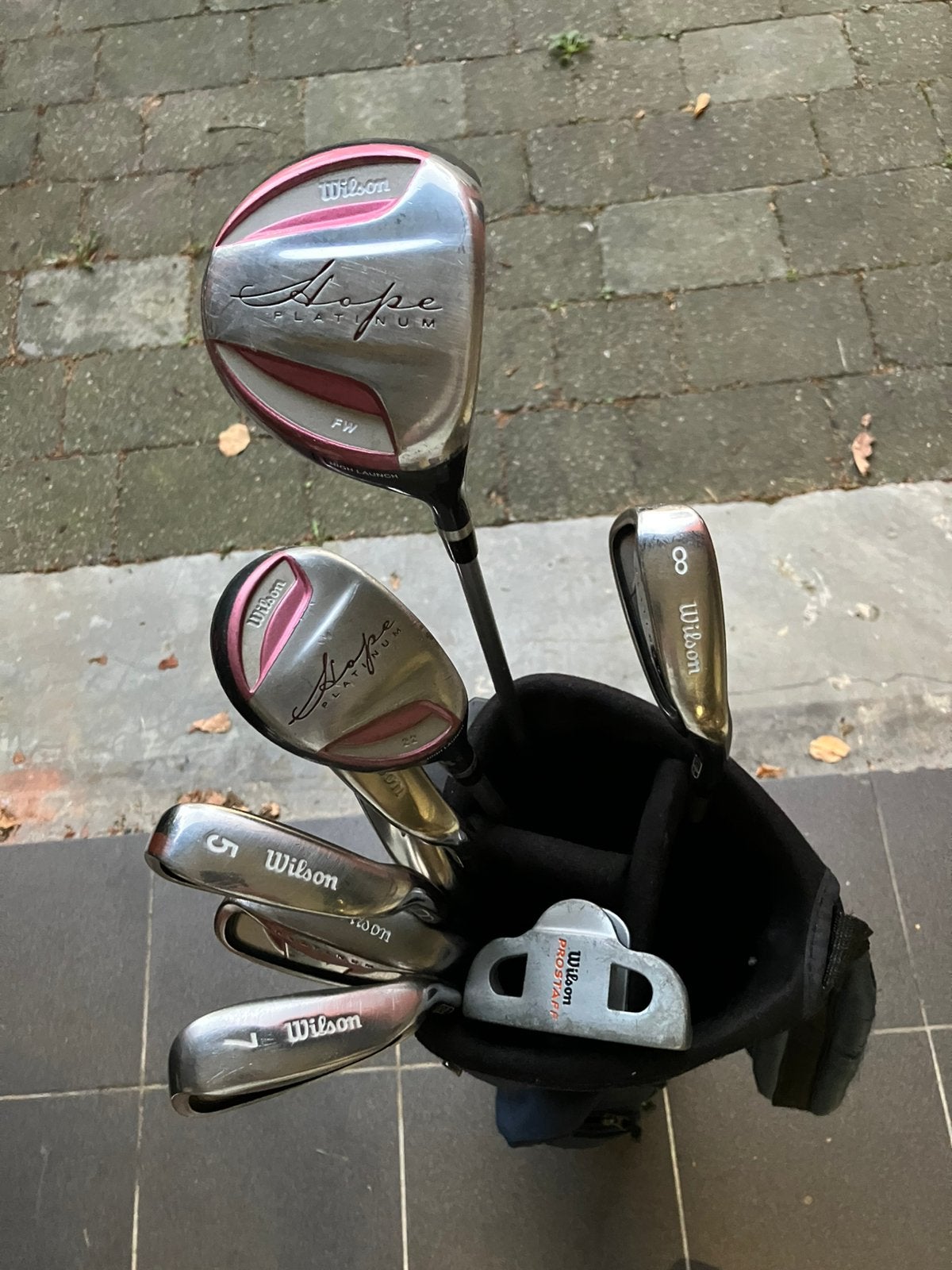 Golfset Wilson hope platinum Dames