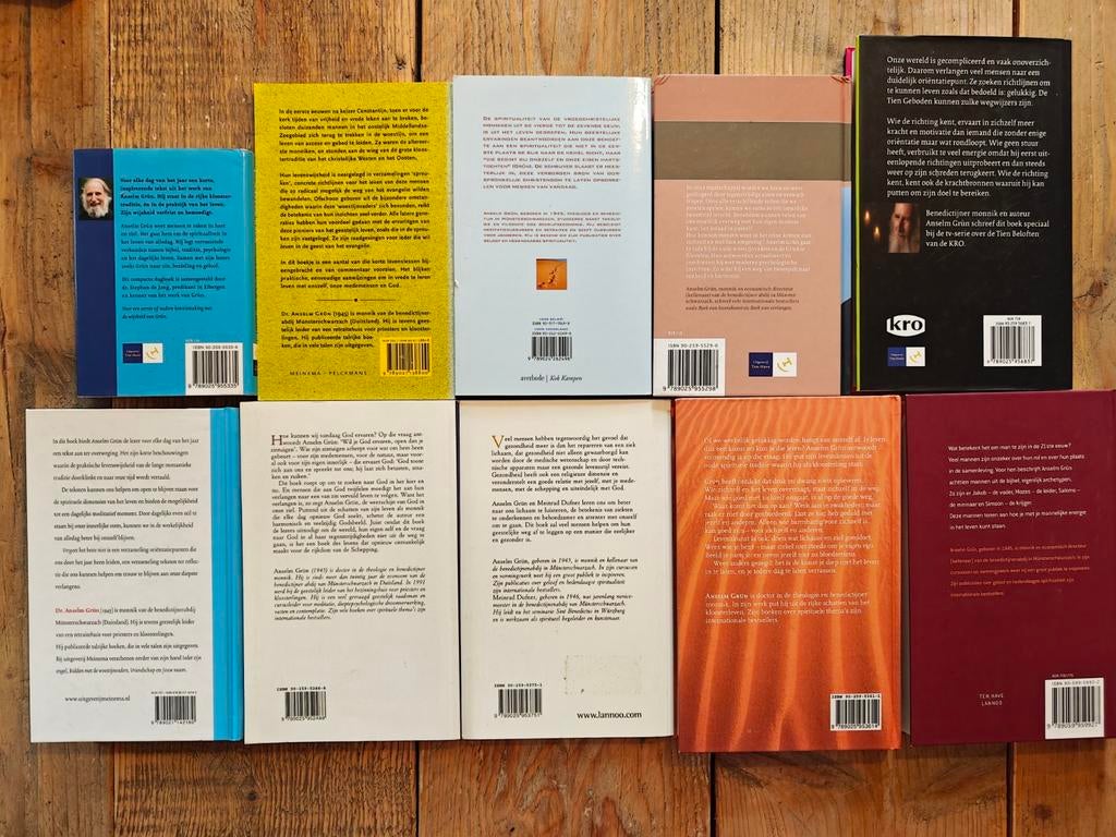 10 boeken van Anselm Grun., Ophalen of Verzenden, Zo goed als nieuw