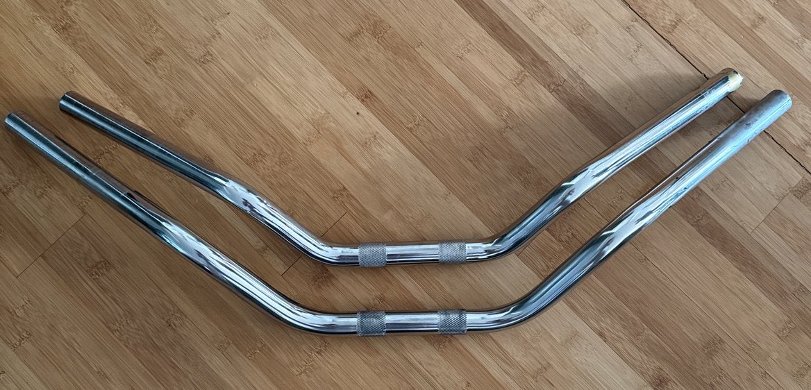 RVS Flat Track / Cruiser Stuur voor Harley Davidson 2,5cm, Motoren, Ophalen of Verzenden, Gebruikt