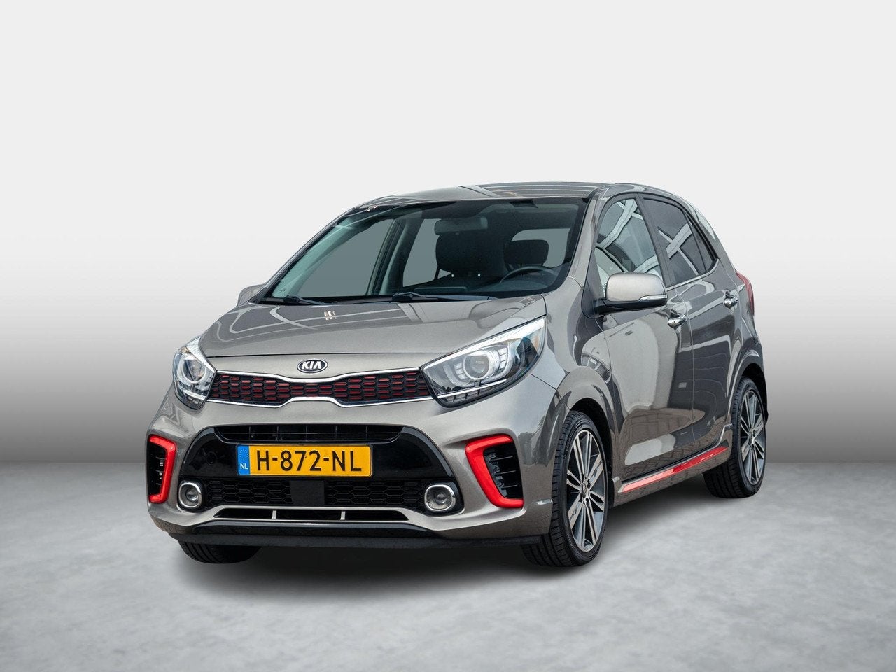 Kia Picanto 1.0 MPi GT Line | Clime | Cruise | Side skirts |, Auto's, Kia, Voorwielaandrijving, Gebruikt, 23 km/l, Bedrijf