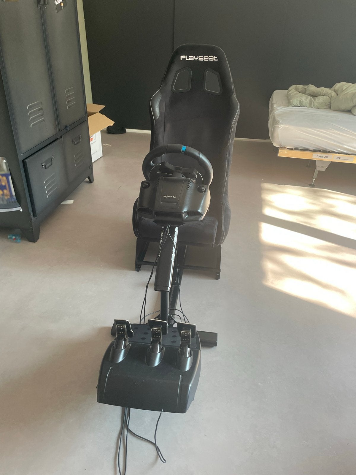 Playseat met Logitech G29 racestuur, Ophalen of Verzenden, Overige merken, Zo goed als nieuw