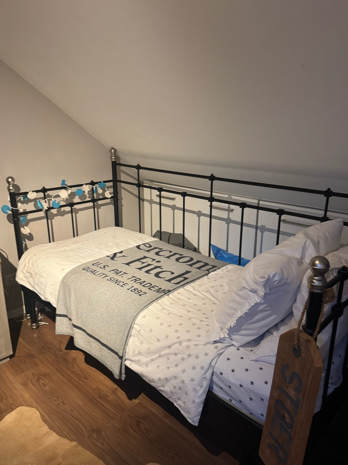 IKEA Eenpersoonsbed met onderschuifbed, Ophalen, Gebruikt, 90 cm, Eenpersoons
