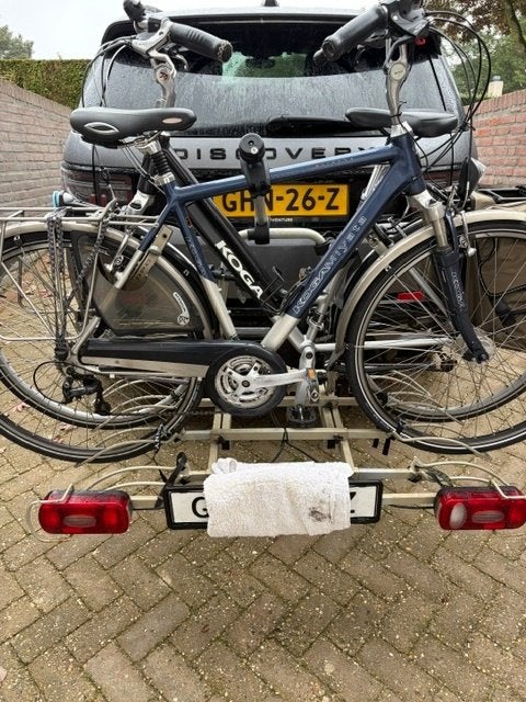 4 fietsendrager 4 fietsen, Ophalen, 3 fietsen of meer, Gebruikt, Trekhaakdrager