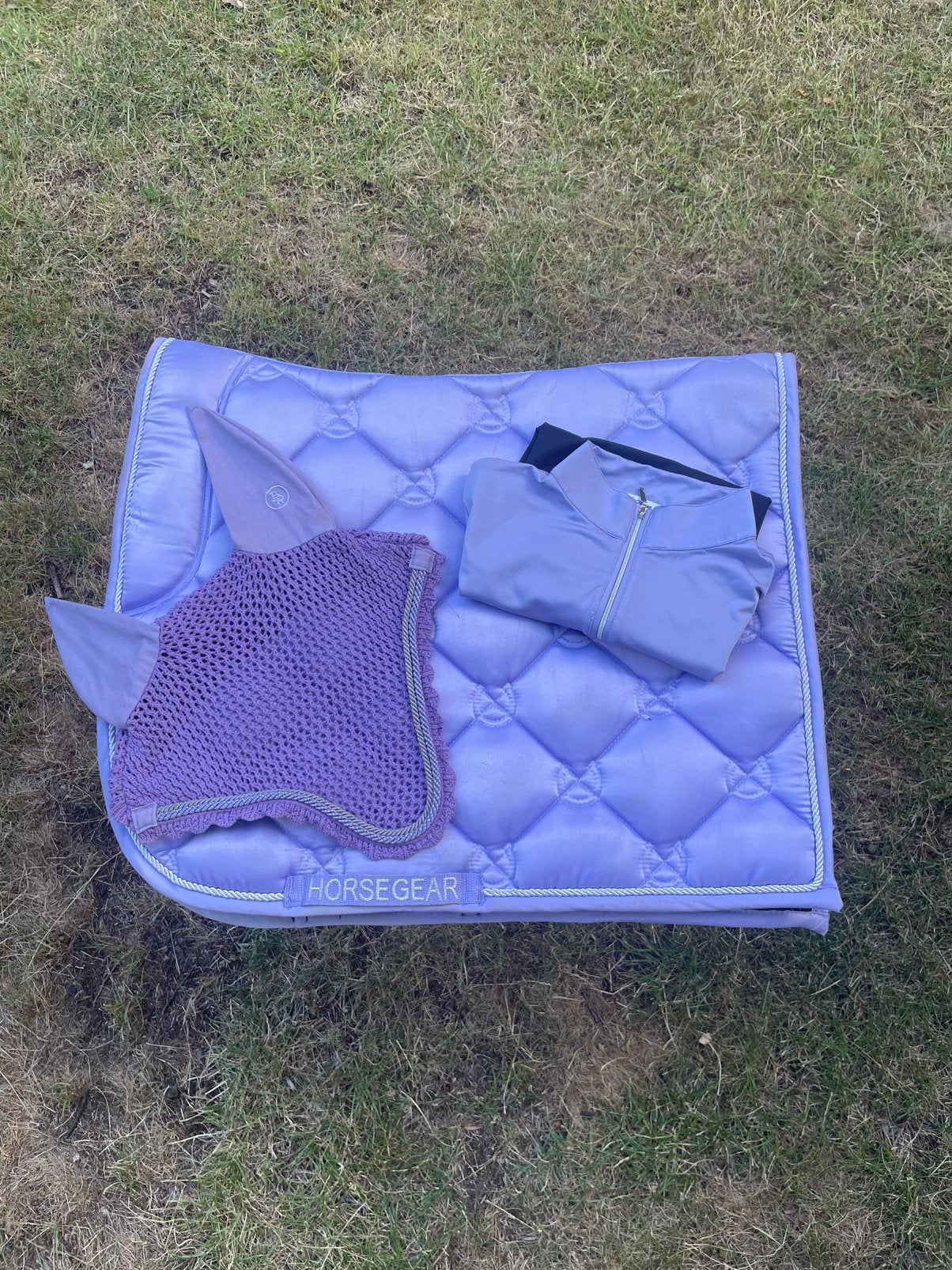 Paardrij setje, Full (L), Dressuurdekje, Ophalen of Verzenden, Polyester