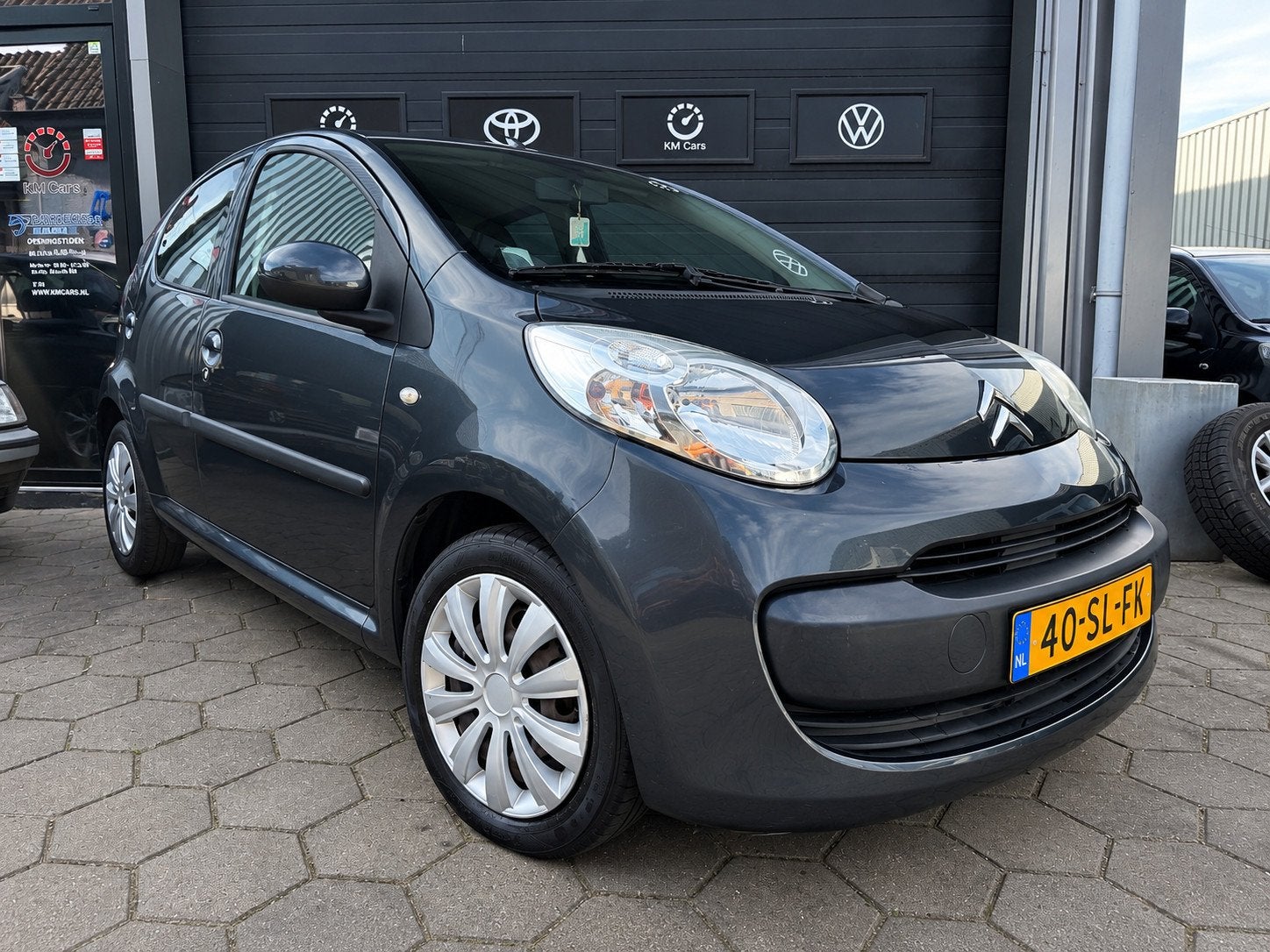 Citroen C1 1.0-12V Ambiance - Lage km/N.a.p - Airco + New Ap, Auto's, Dealer onderhouden, Stof, Gebruikt, Zwart