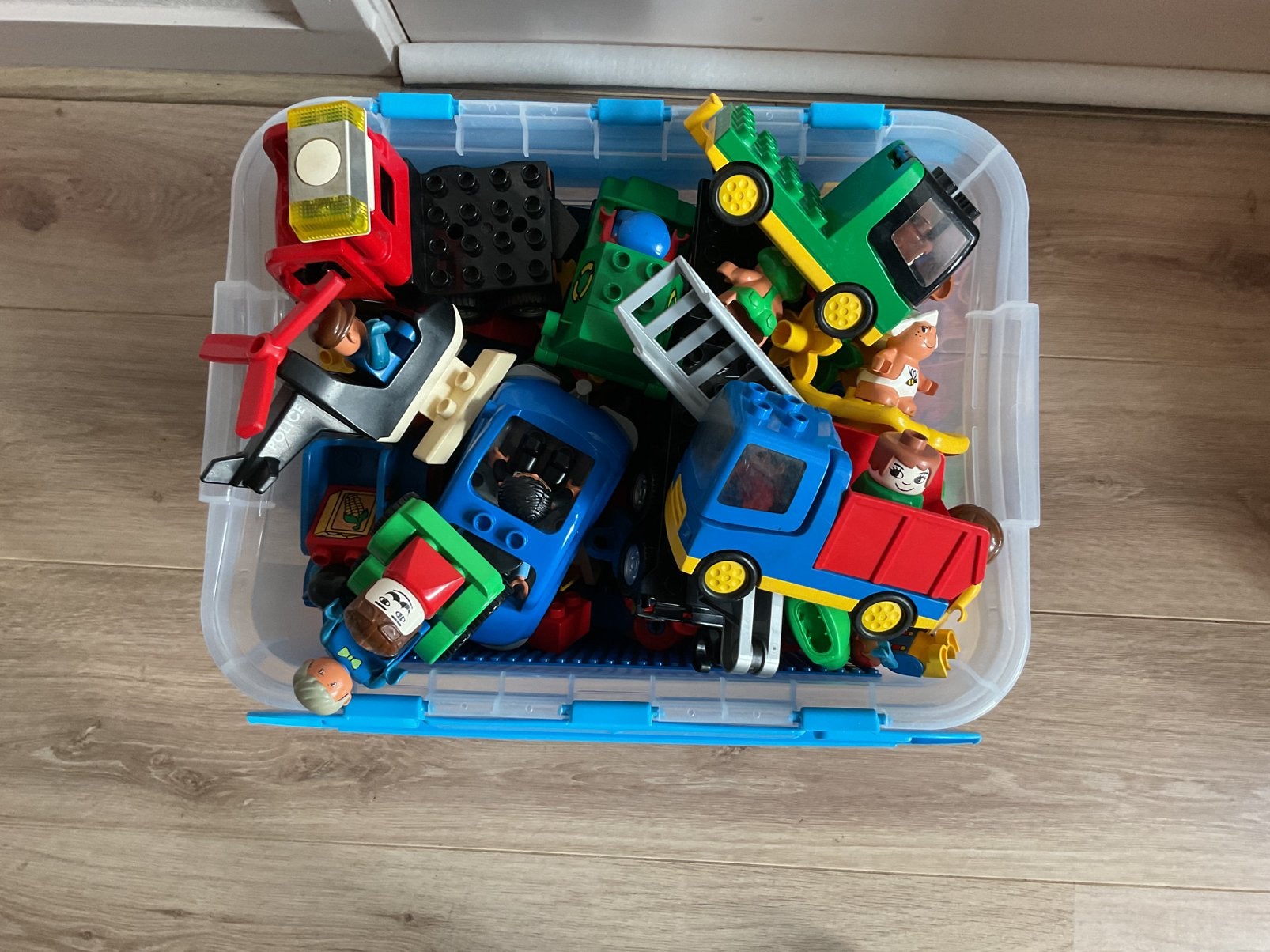 Duplo lego / twee bakken lego, Ophalen, Gebruikt, Duplo