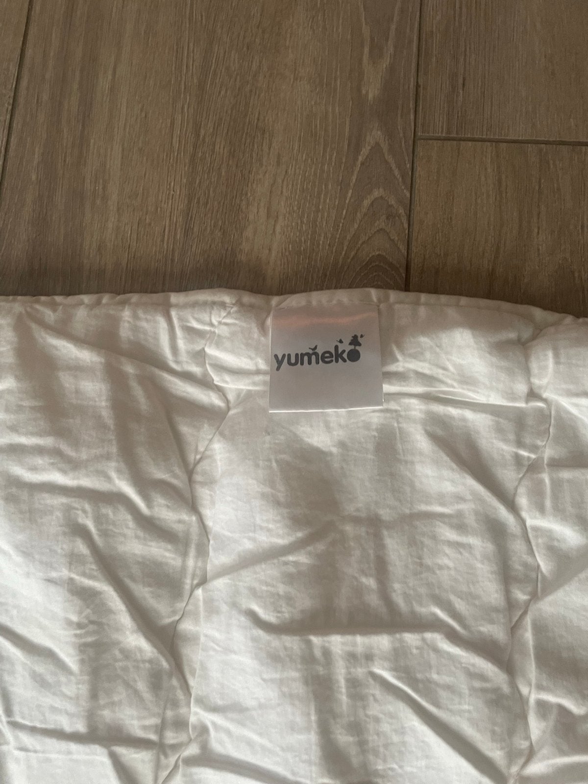 Yumeko dekbed en dekbedovertrek 100x135, Ophalen, Overige merken, Jongetje of Meisje, Wit