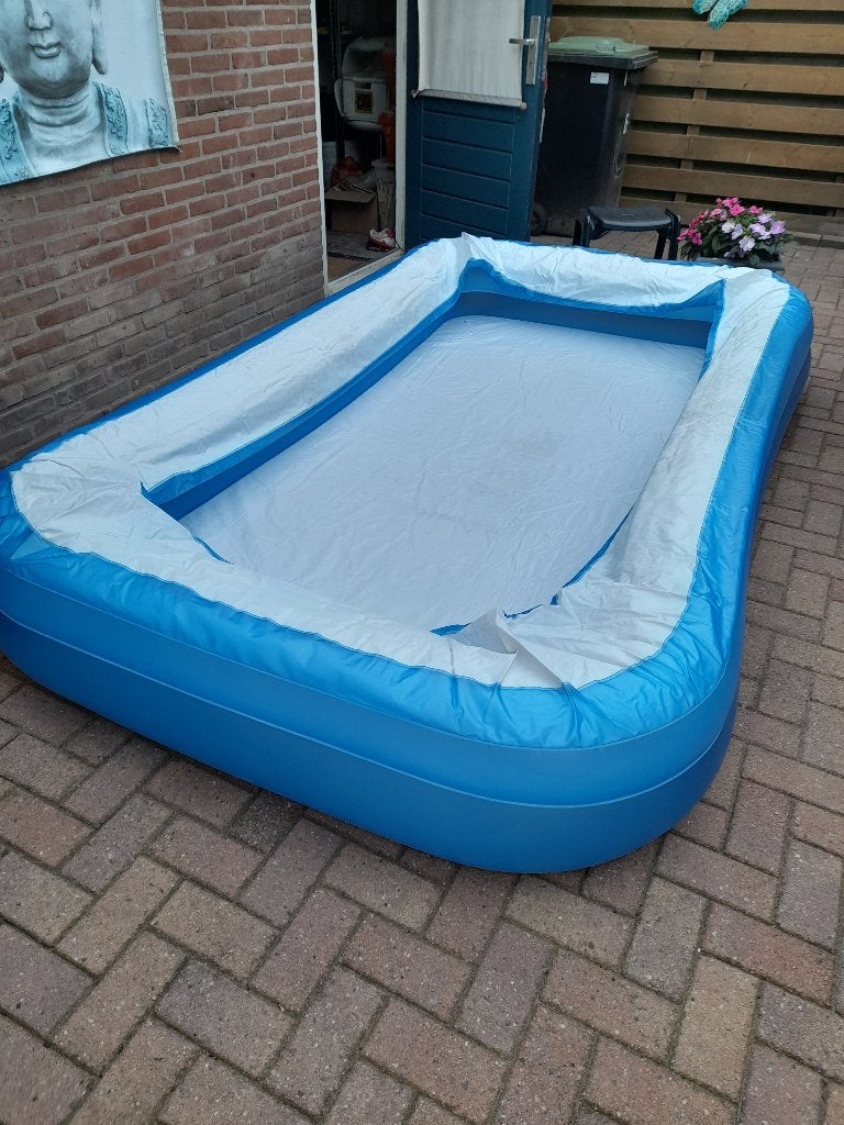 Zwembad, Tuin en Terras, Zwembaden, Ophalen, Gebruikt, Minder dan 80 cm, Opblaaszwembad