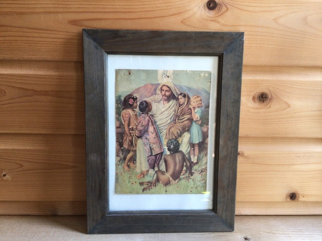 Te koop twee oude Jezus printen, Ophalen of Verzenden