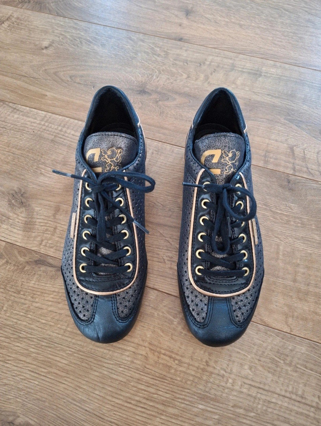 Zwarte / grijze glitter Cruyff Recopa Classic maat 39, Ophalen, Cruyff, Zwart, Overige typen