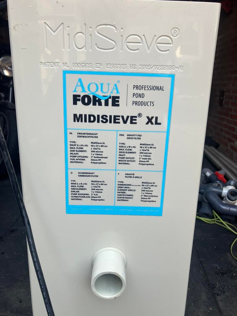 Seeve voorfilter, Ophalen, Zo goed als nieuw, Vijverfilter