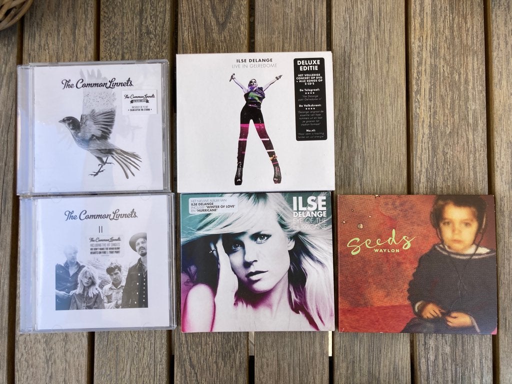 5 cd/dvd Common Linnets, Ilse de Lange en Waylon, Ophalen of Verzenden, Gebruikt