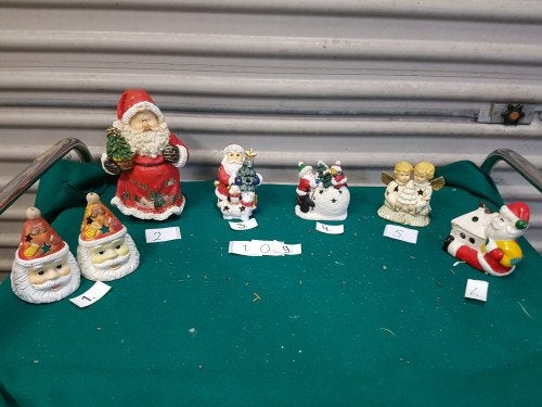 109 ] kerst waxine houders keramisch, Diversen, Kerst, Ophalen of Verzenden, 'T Olde Gre-j, Info@toldegrej.nl, Endepoelstraat 20f Didam