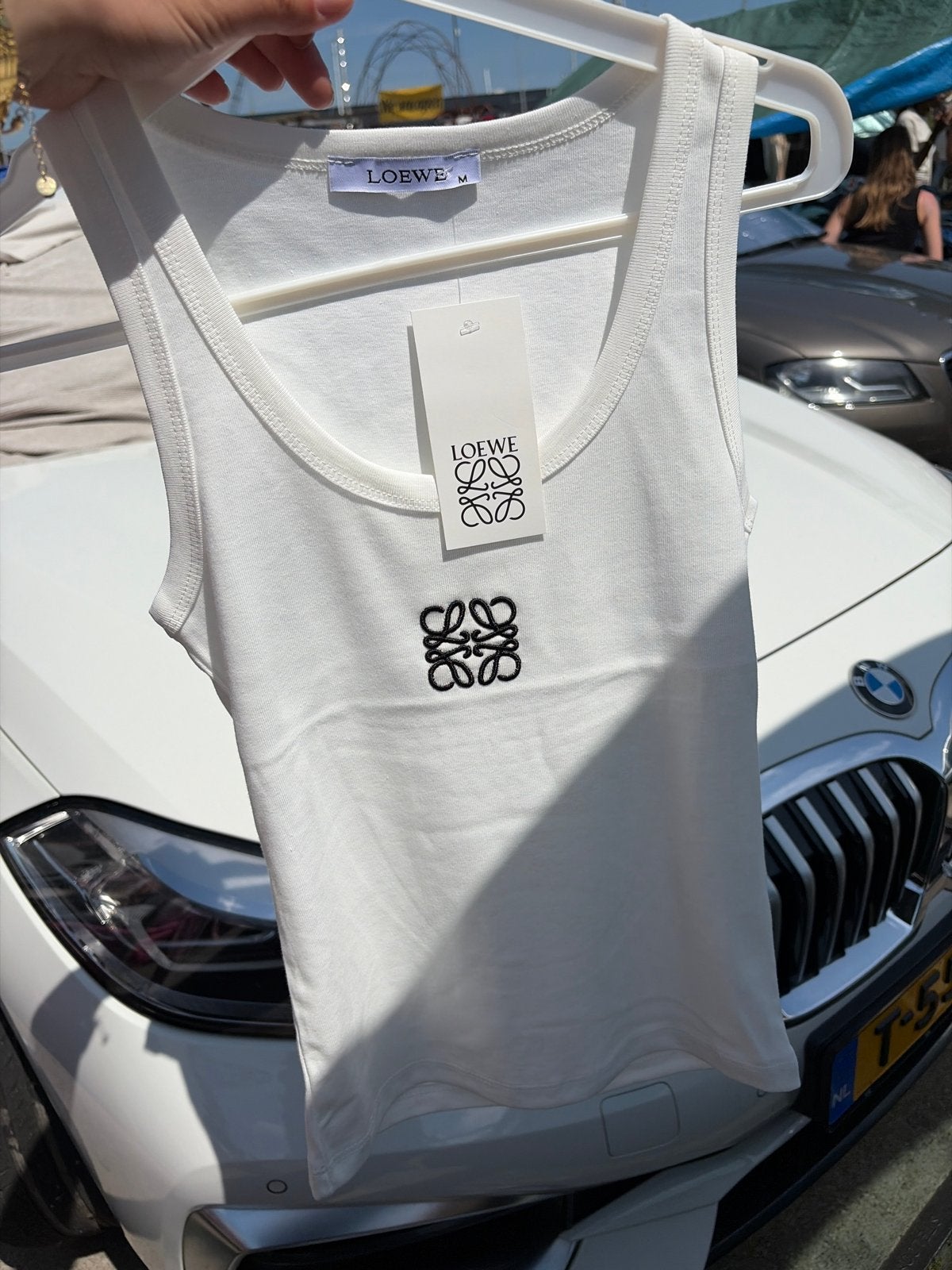 Loewe Tanktop - hemd wit nieuw, Maat 38/40 (M), Wit, Nieuw, Ophalen of Verzenden