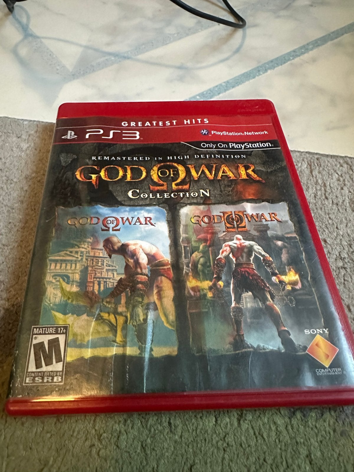 God of War Collection Greatest Hits PS3, Avontuur en Actie, Gebruikt, Vanaf 18 jaar, 1 speler