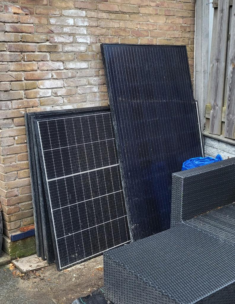 6 gebruikte zonnepanelen - ideaal voor handige klusser, Witgoed en Apparatuur, Overige Witgoed en Apparatuur, Ophalen, Gebruikt