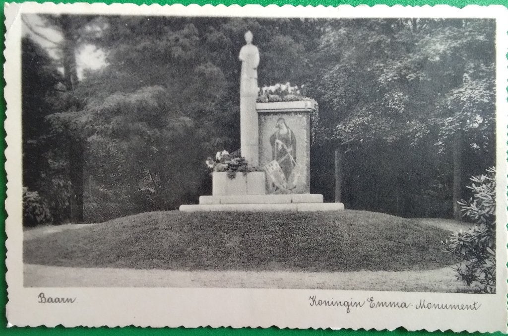 Baarn, Koningin Emma Monument. Klf, Verzamelen, Verzenden, 1940 tot 1960, Gelopen, Utrecht