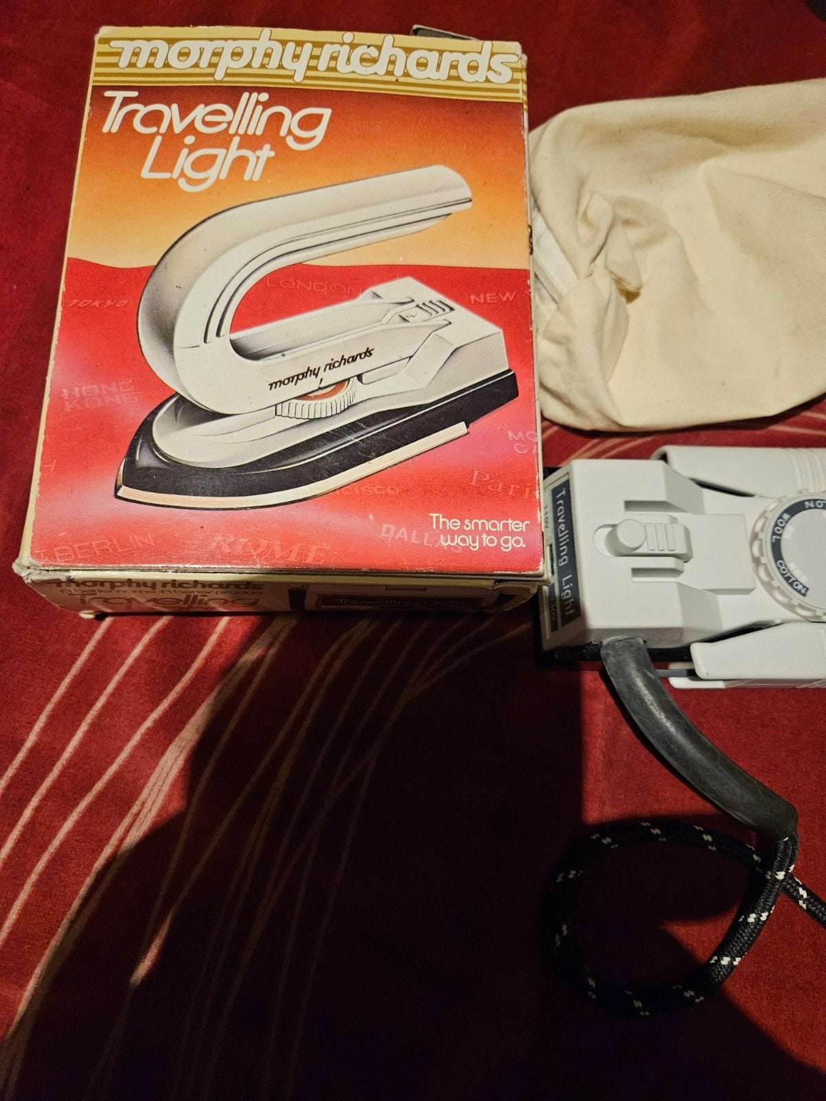 Morphy Richards Travelling Light Strijkijzer - Vintage, Witgoed en Apparatuur, Ophalen, Zo goed als nieuw, Strijkijzer met snoer