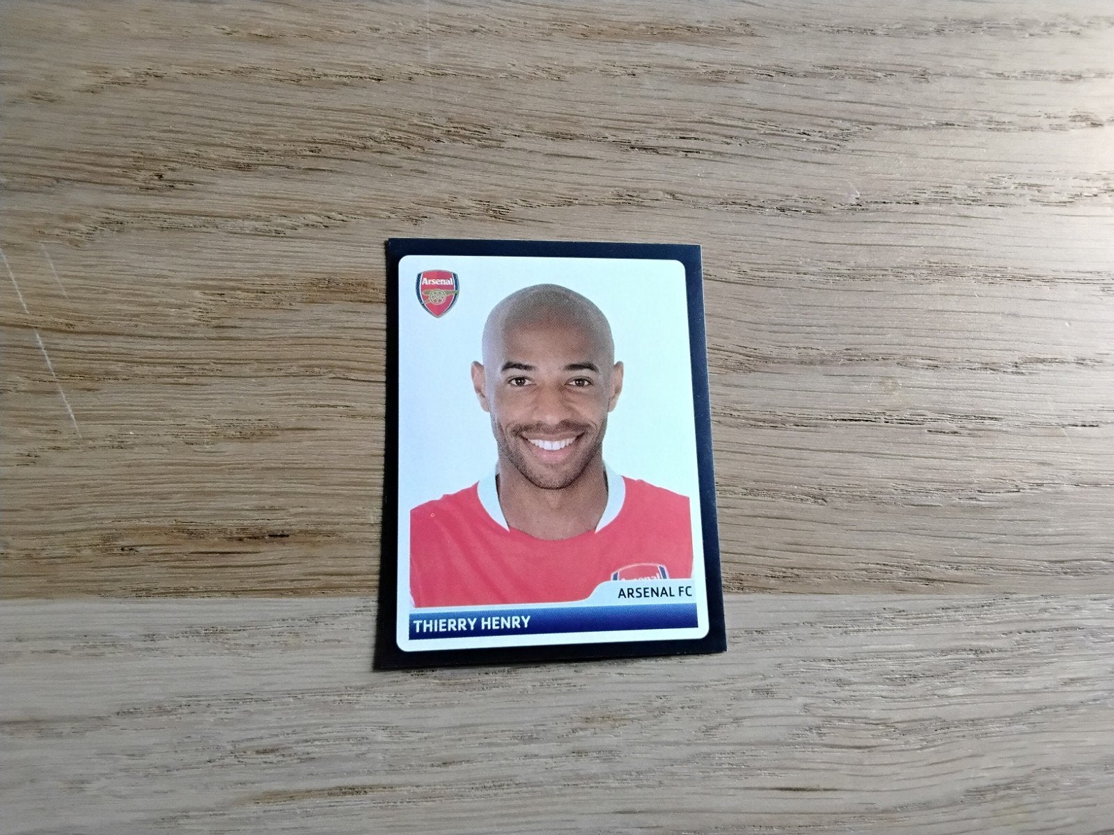 Panini Sticker Thierry Henry Champions League 2006/07, Ophalen of Verzenden, Zo goed als nieuw, Poster, Plaatje of Sticker
