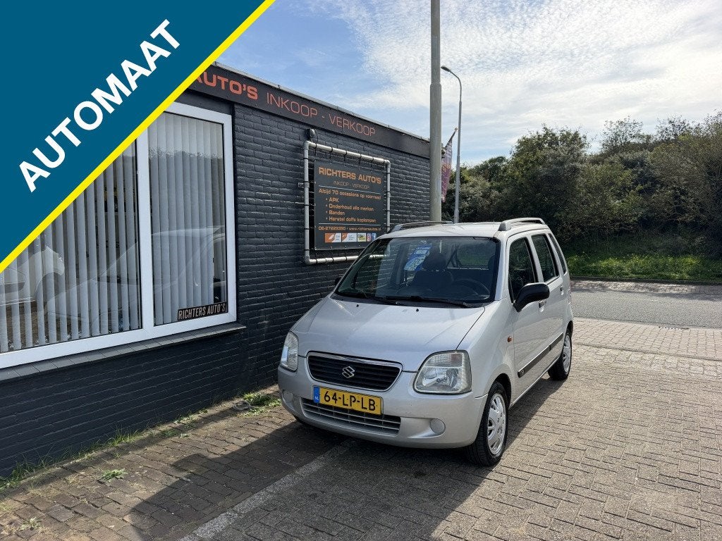 Suzuki Wagon R+ 1.3 GLS Automaat, Auto's, 970 kg, Stof, 40 €/maand, Zwart