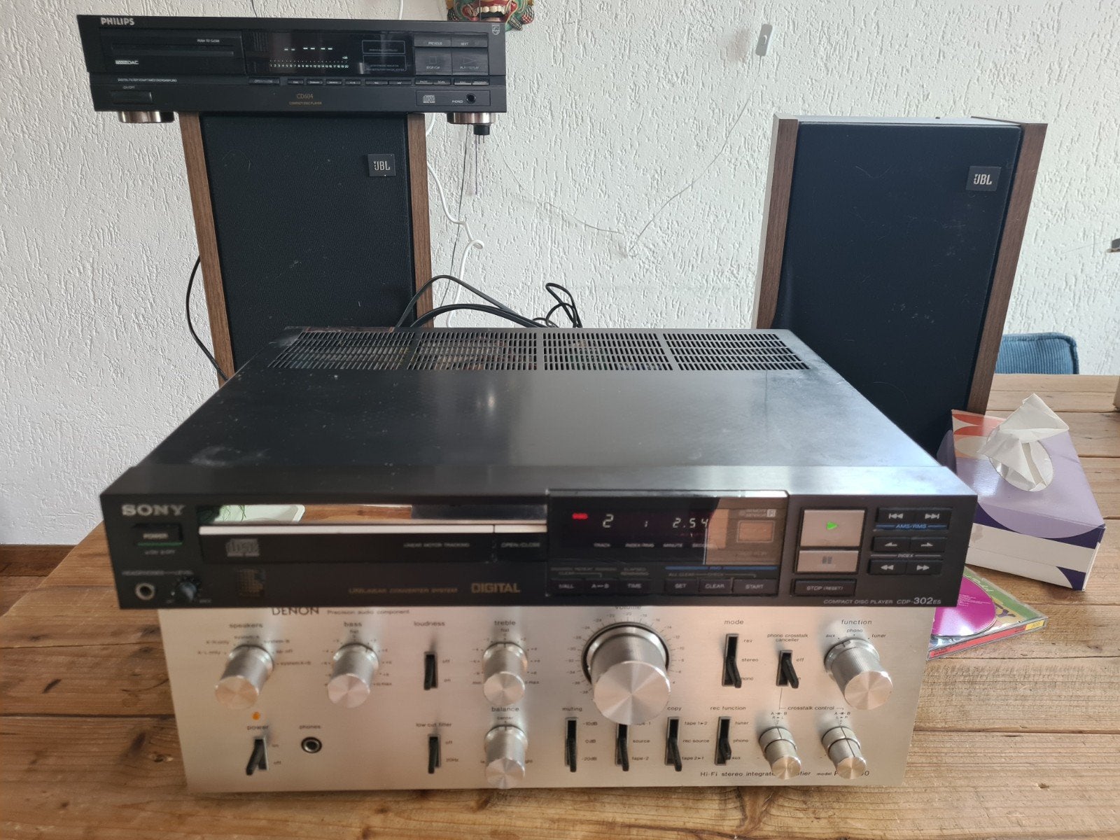 sony cdp 302 es, Ophalen of Verzenden, Gebruikt, Sony
