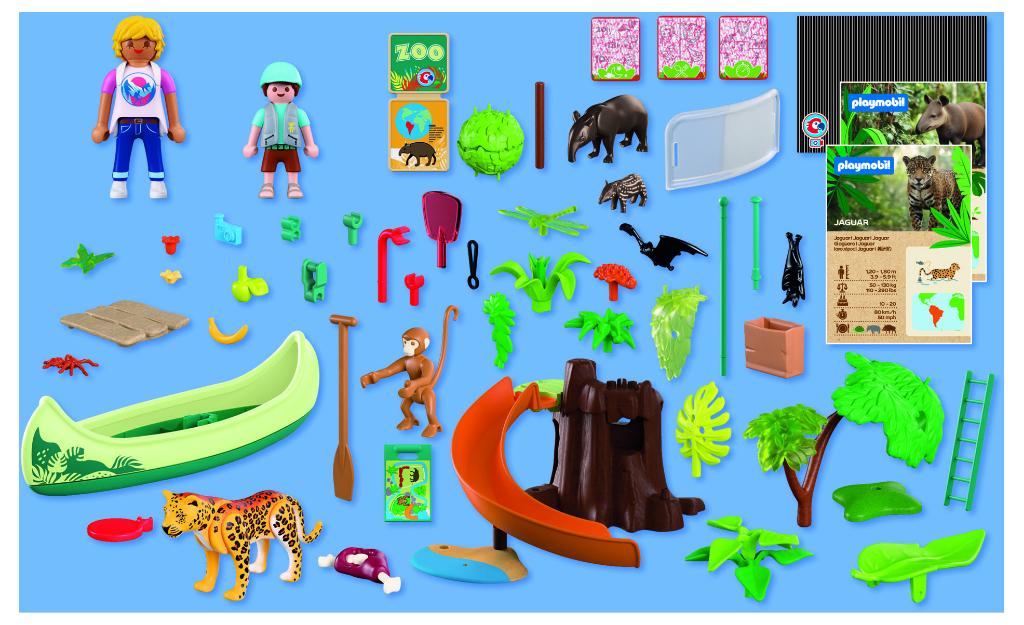 PLAYMOBIL 72071 Dierentiun: Jungle Avontuur 86 delig, Ophalen of Verzenden, Nieuw, Complete set