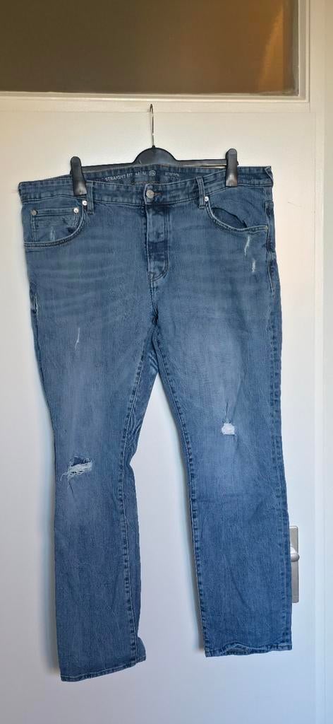 Blauwe spijkerbroek C&A maat 42/32, Blauw, W32 (confectie 46) of kleiner, Zo goed als nieuw, C&A