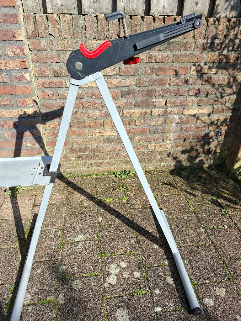 TACX zilvergrijze fietsenstandaard voor reinigen / repareren, Ophalen, Gebruikt
