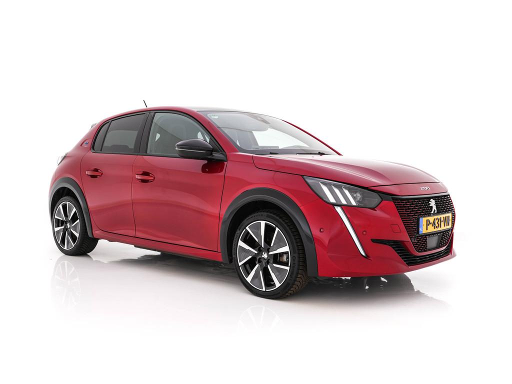 Peugeot e-208 EV GT Pack 50 kWh [ 3-Fase-11kW ] {SOH-88%] (I, 136 pk, Gebruikt, Zwart, 24 min