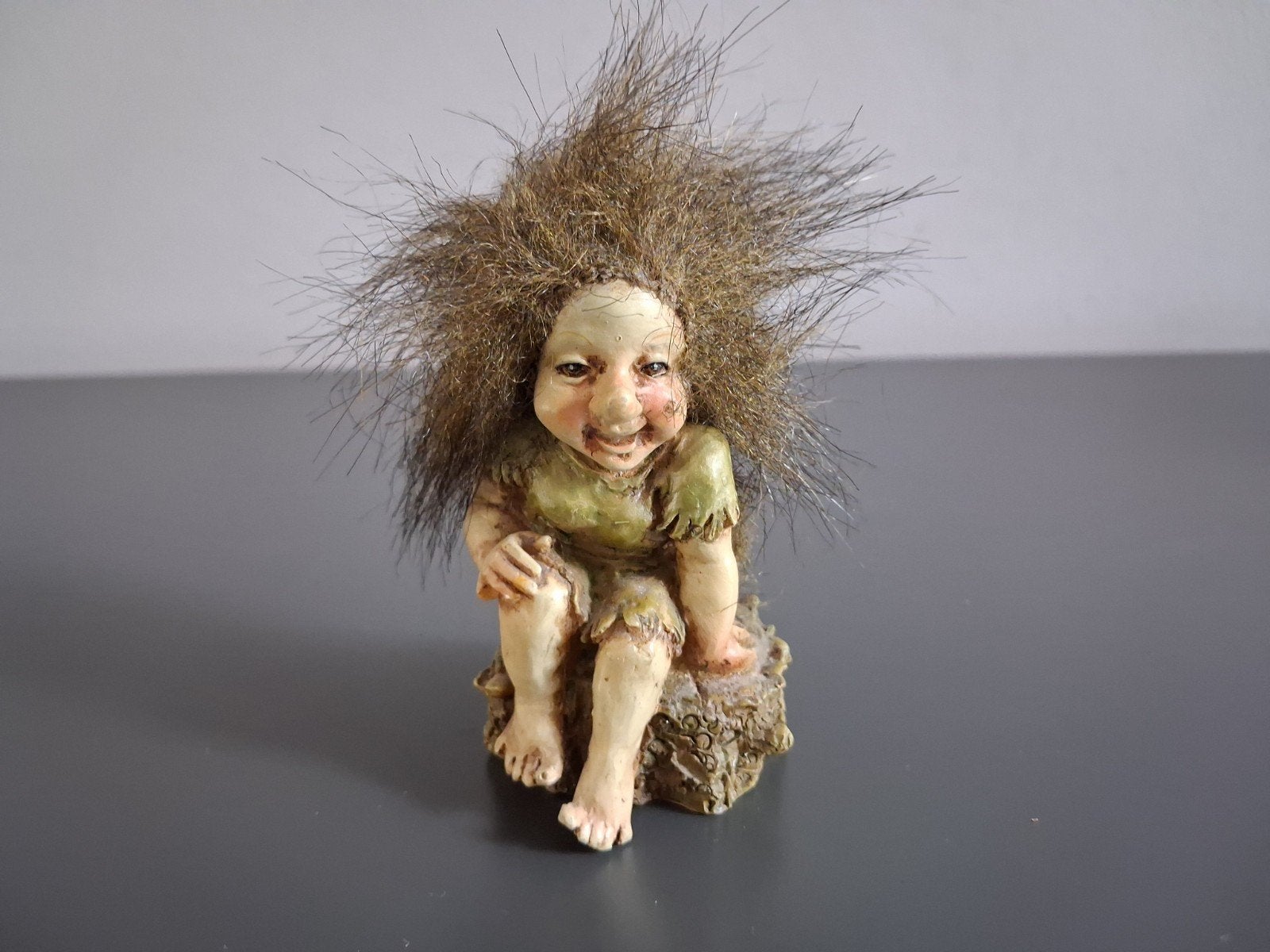 Vintage Troll Noorwegen Noorse Trol kabouterpad, Ophalen of Verzenden, Zo goed als nieuw