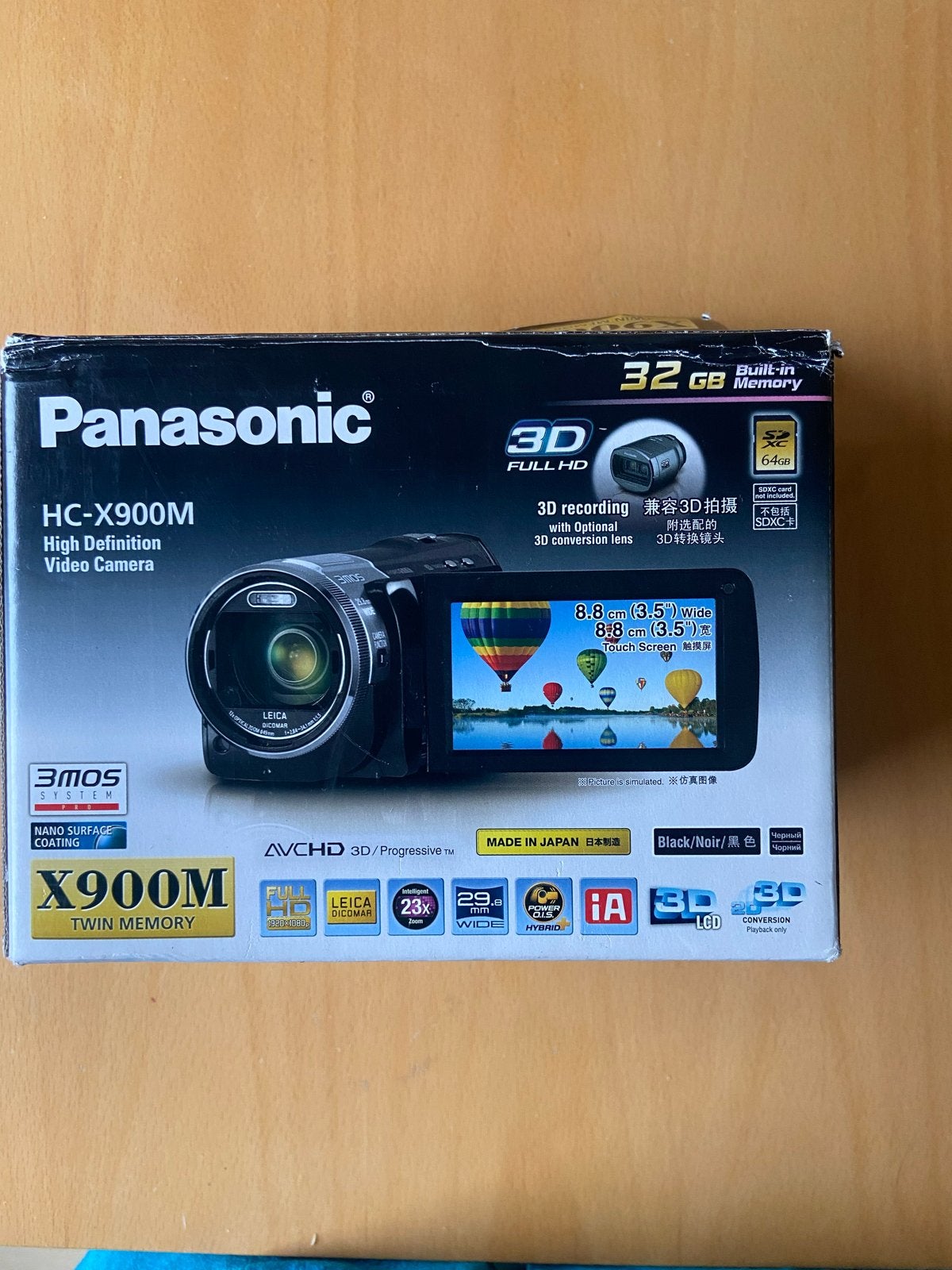 Panasonic HC-X900M Full HD Camcorder met 32GB geheugen, Audio, Tv en Foto, Videocamera's Digitaal, Full HD, Panasonic, Overige soorten