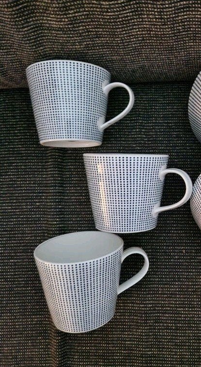 3 Royal Doulton Pacific mokken dot, Ophalen, Overige materialen, Overige stijlen, Overige typen