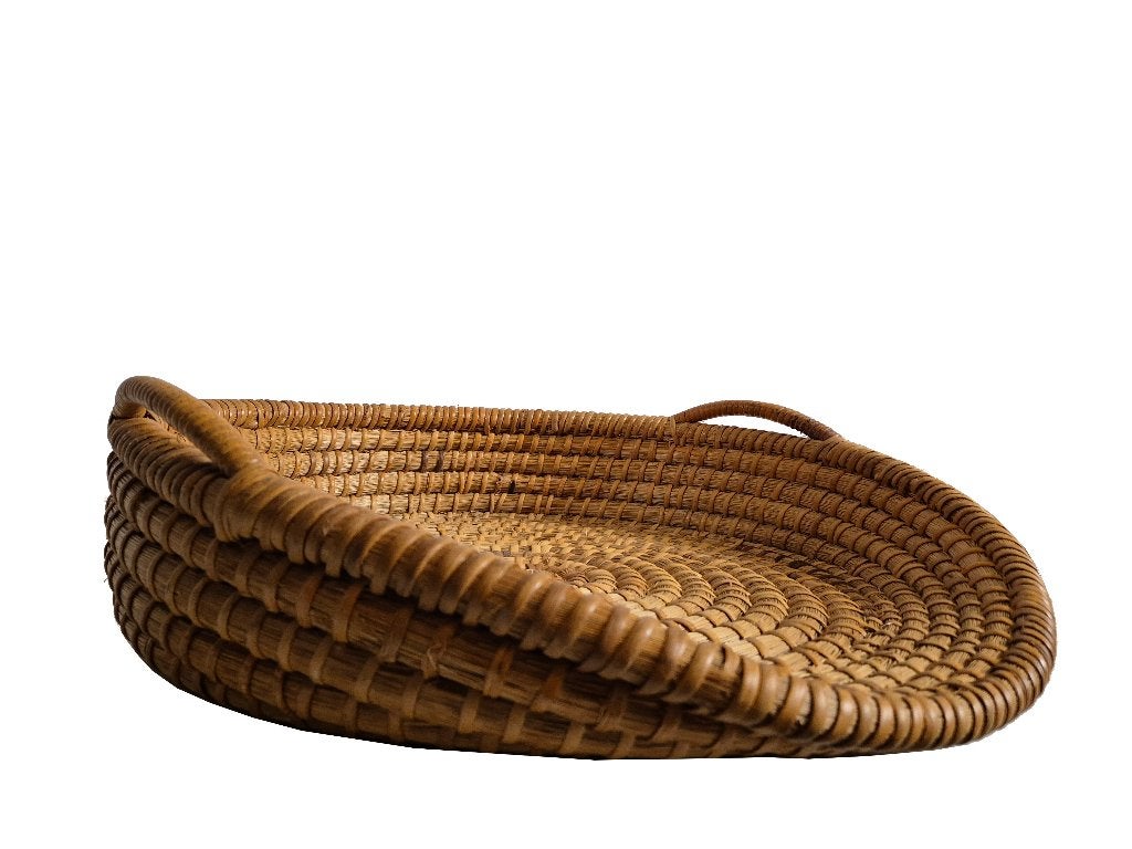 Schitterende antieke vintage XXl seagrass broodmand mand, Huis en Inrichting, Ophalen, Gebruikt, Overige materialen